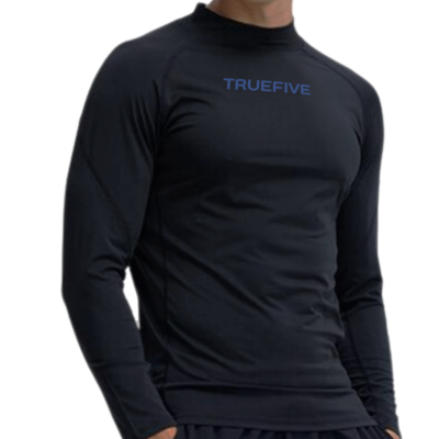 High-Neck Long-Sleeve Workout Top