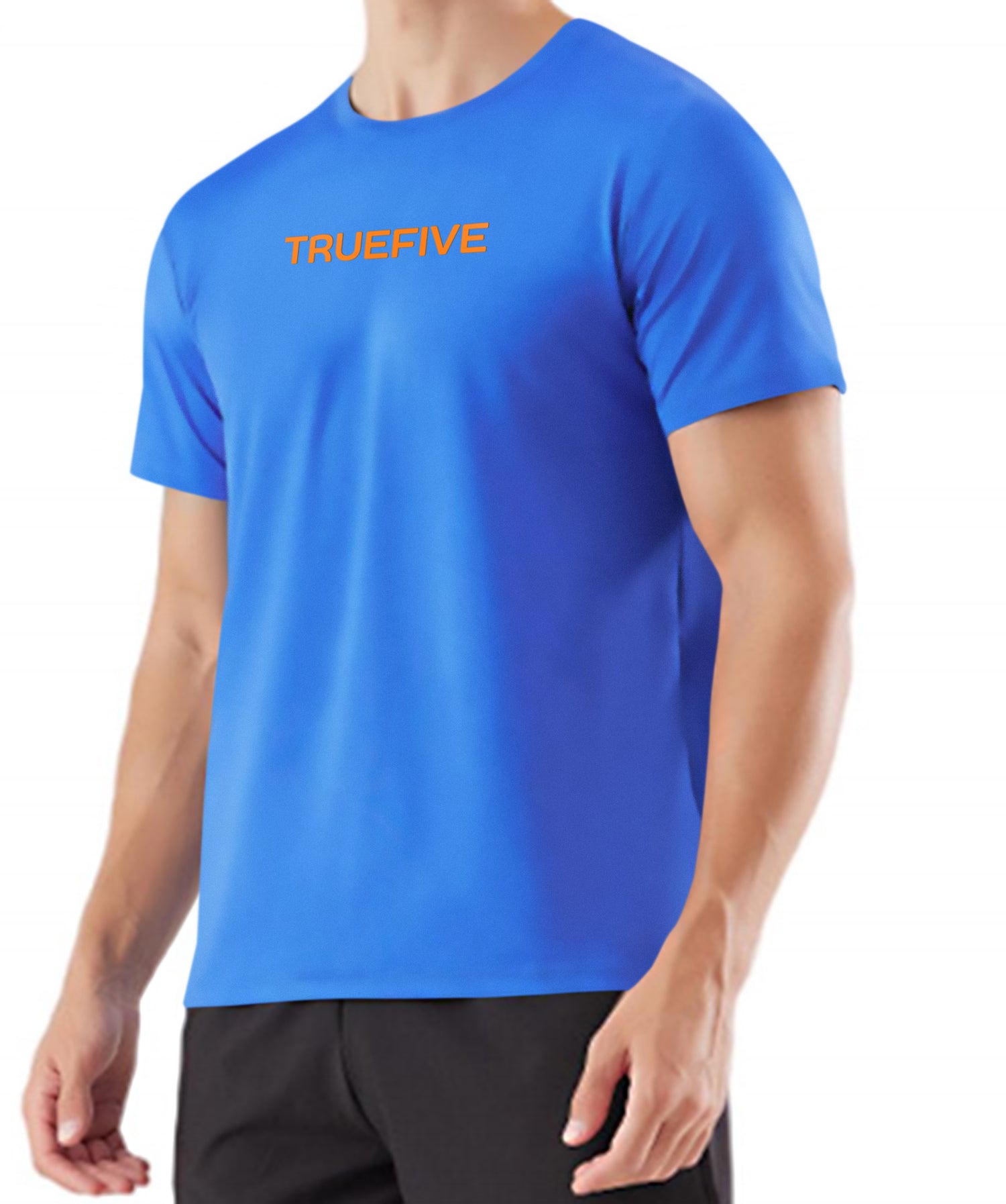 Breathable Durable High-Quality Blue Workout T-shirt