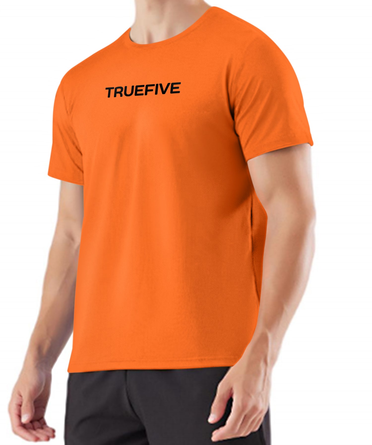 Breathable Durable High-Quality Orange Workout T-shirt